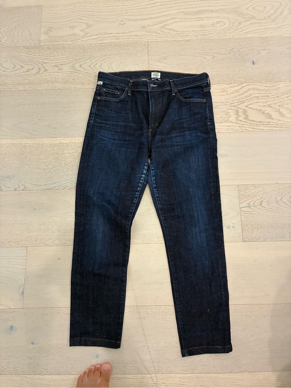 Citizens Of Humanity Dark Indigo Slim Straight Jeans